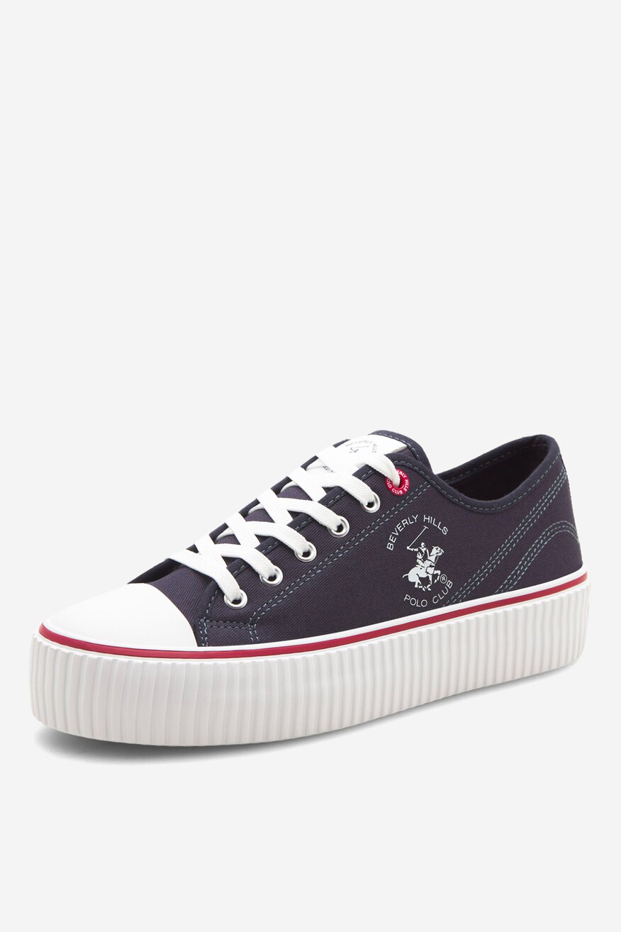 Pantofi pânză Beverly Hills Polo Club BLEUMARIN - 5905588319245