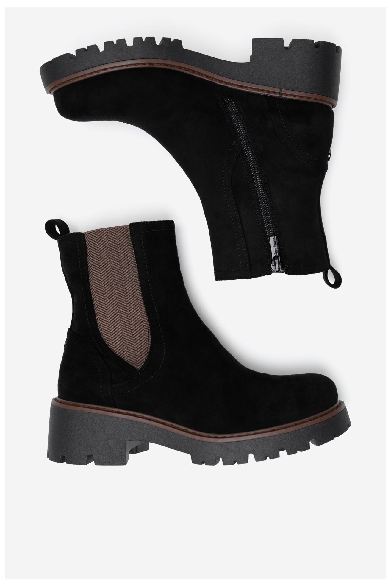 Kratke čizme Clara Barson WS6381-01 CRNA