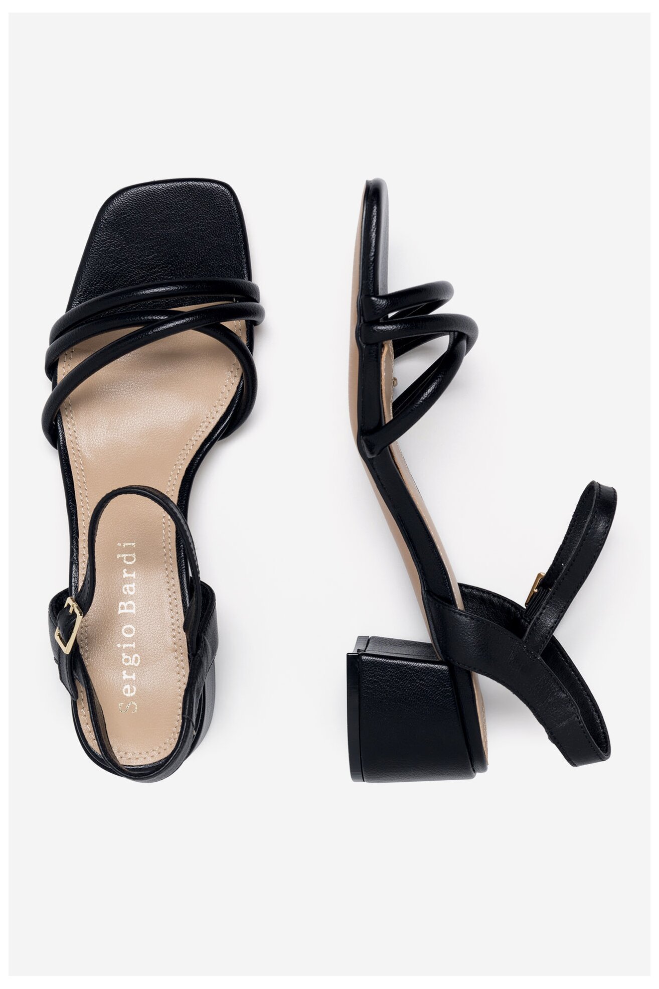 Sandały Sergio Bardi WYL3801-1Z-SB Czarny