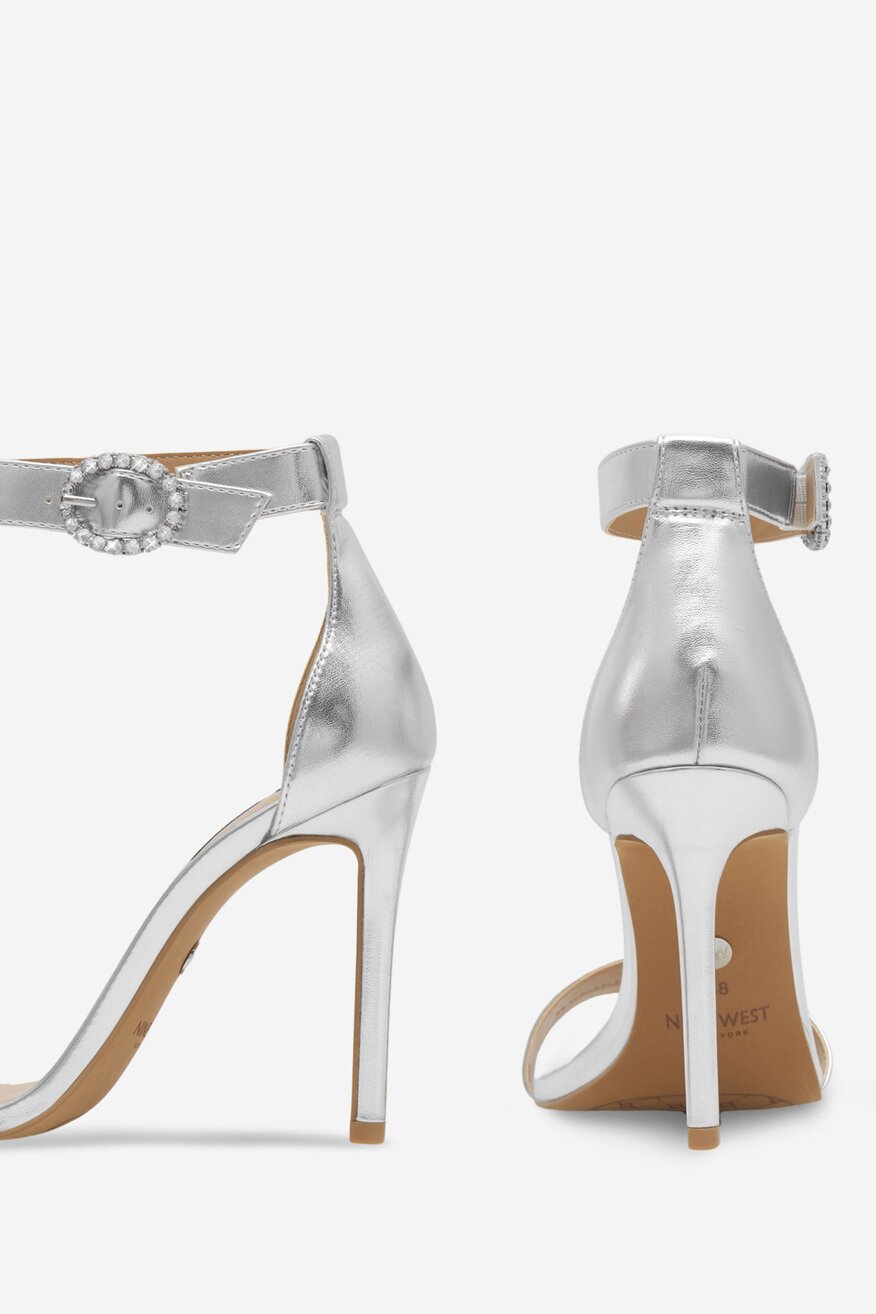 Sandály NINE WEST STŘÍBRNÁ - 5905588517511