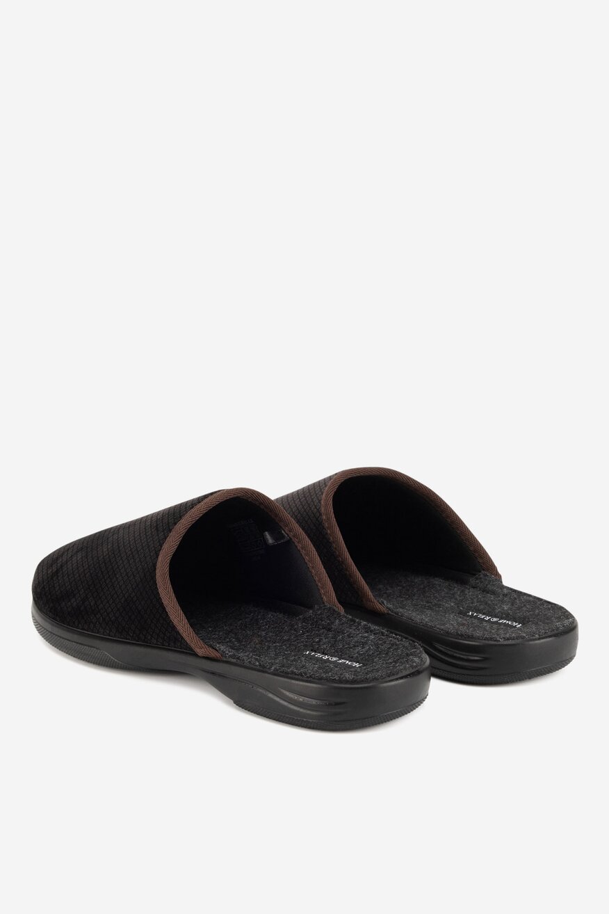 Papuci de casă Home&Relax MARO ÎNCHIS - 5903419161889