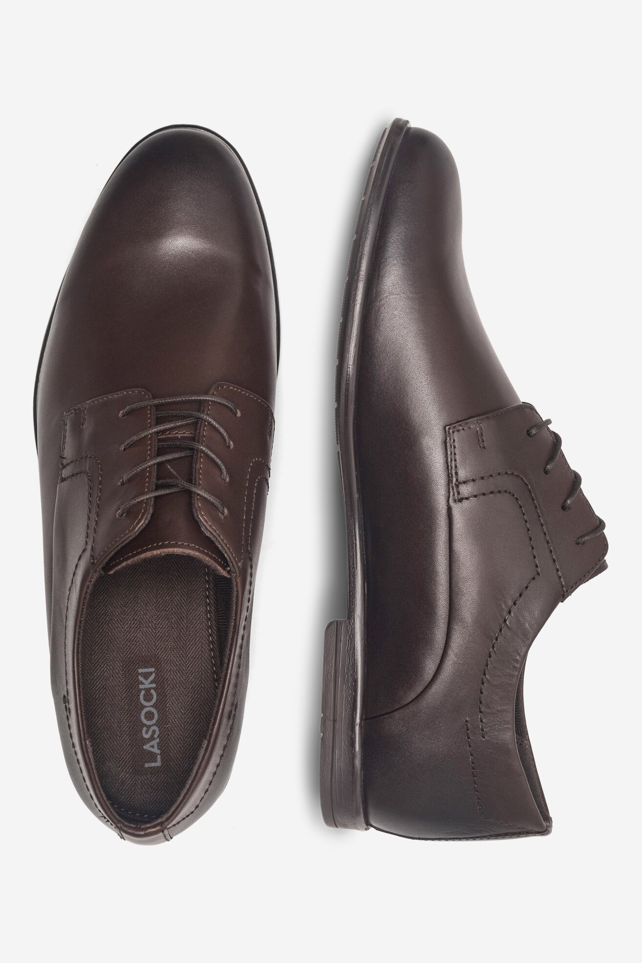 Половинки обувки Lasocki KONGO-11 MI08 ТЪМНОКАФЯВ