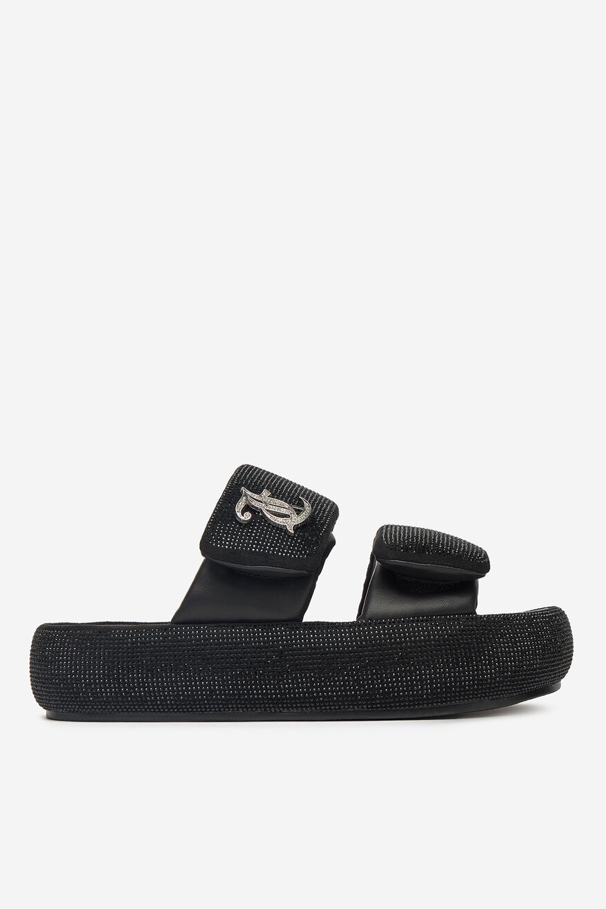 Juicy Couture - Klapki na platformie - 5906751063675