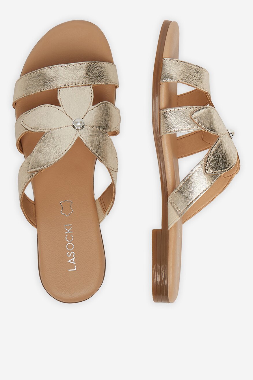 
                Шльопанець Lasocki ЗОЛОТИЙ - 5906751003671