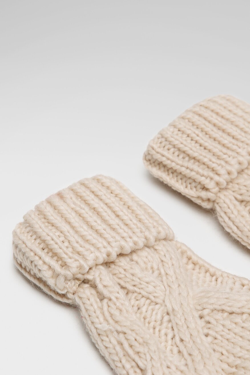 
                ACCCESSORIES - Rękawiczki dziecięce beżowe - 5903698899169