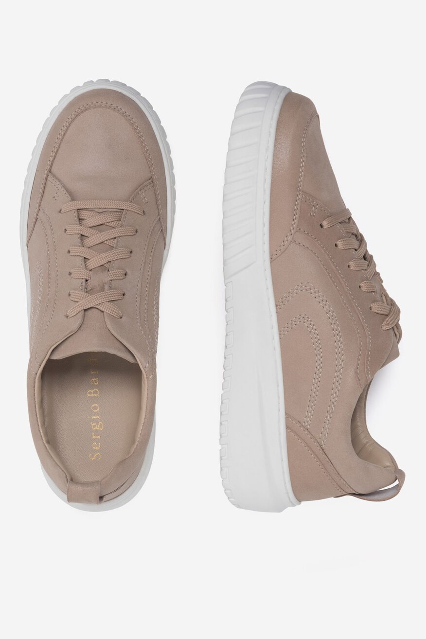 Sergio Bardi - Sneakersy skórzane - 5905588556206