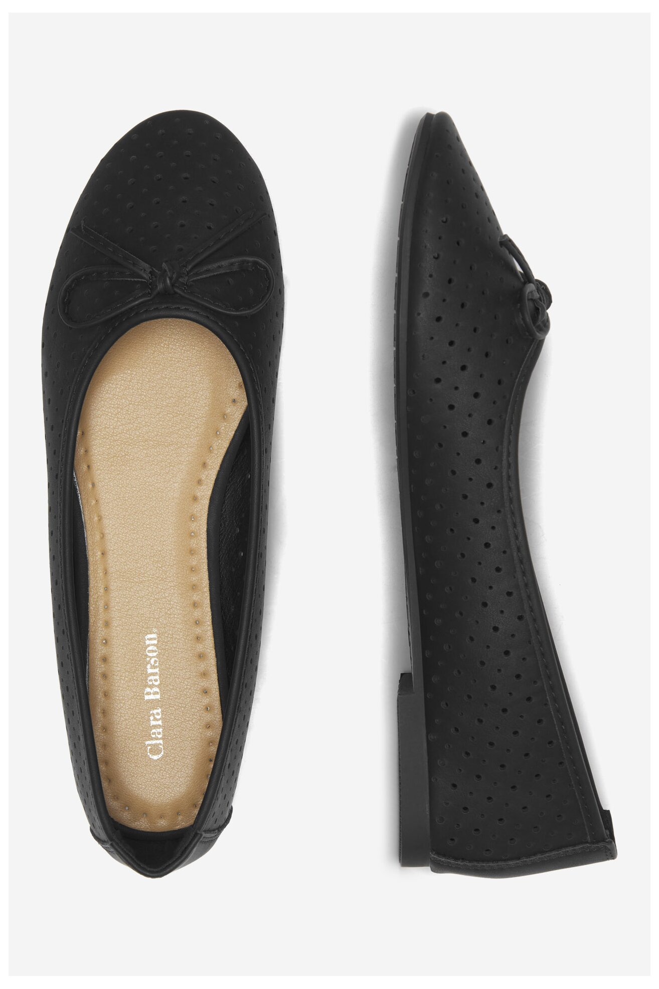 Baleriny Clara Barson WS6027-02 Czarny