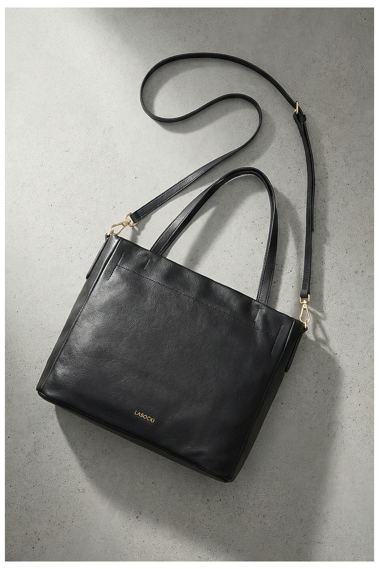 Дамска чанта Lasocki C- MLS-J-023-05 ЧЕРЕН