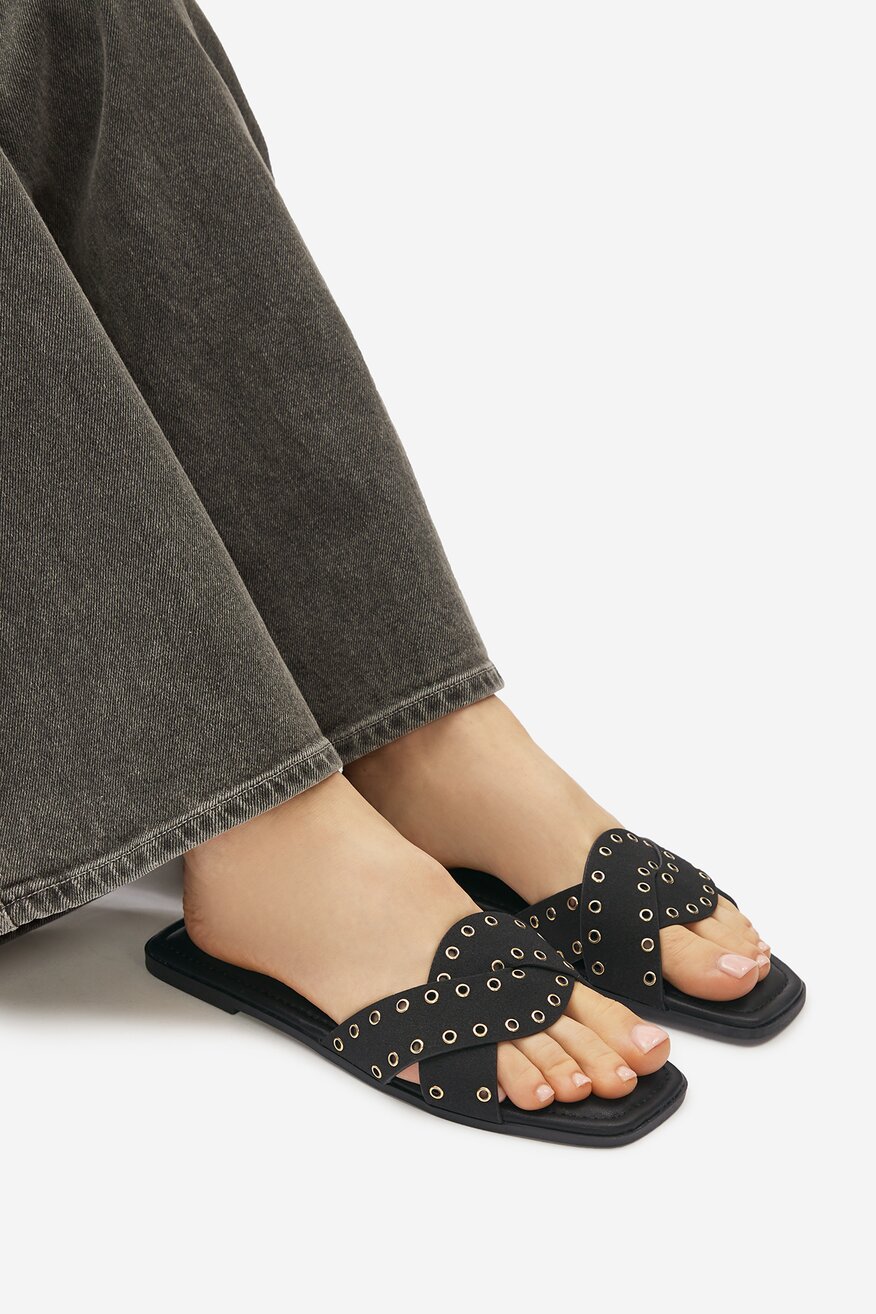 Șlapi Jenny NEGRU - 5906751143353