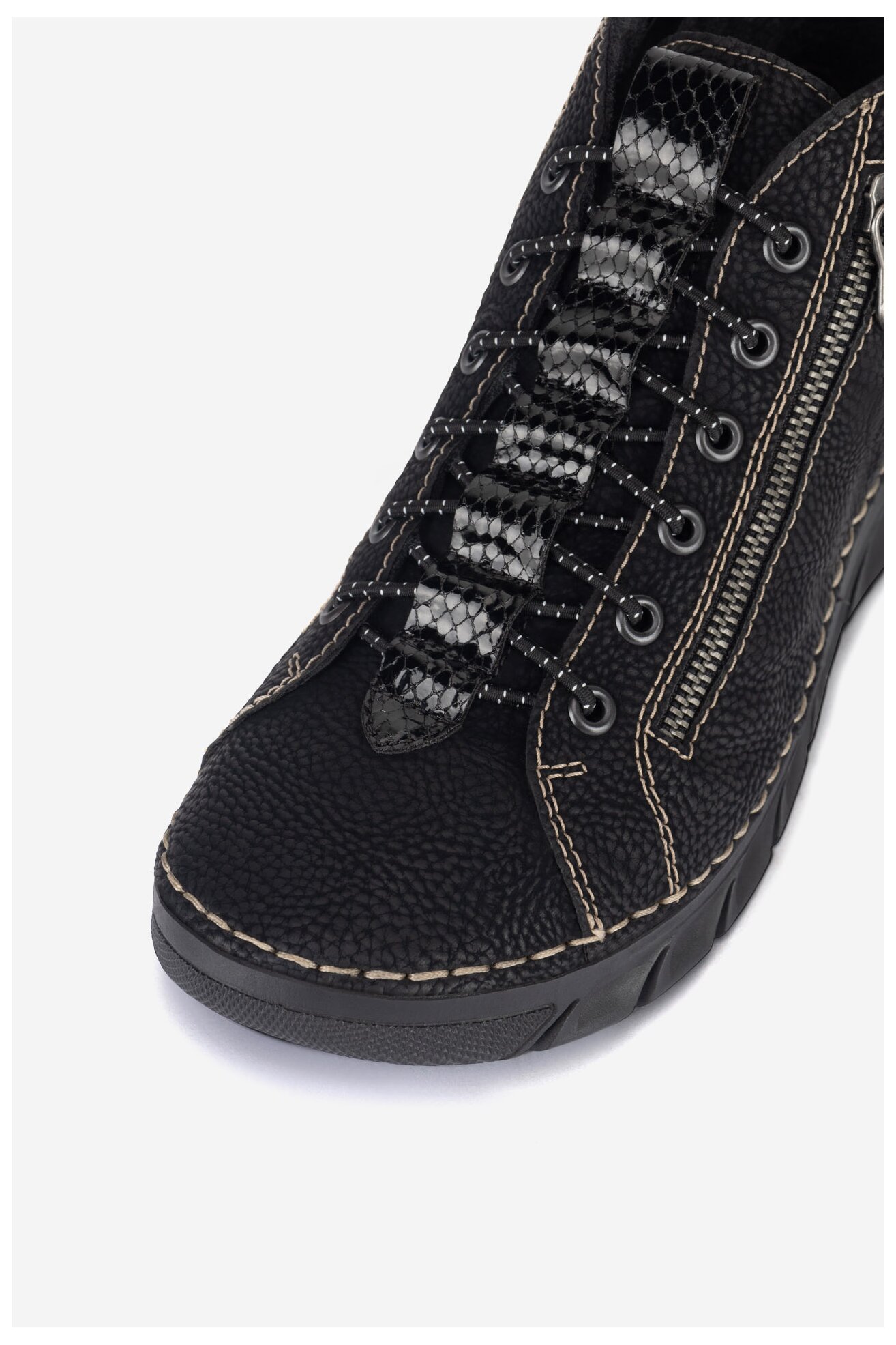 Bocanci Rieker 55048-00 NEGRU