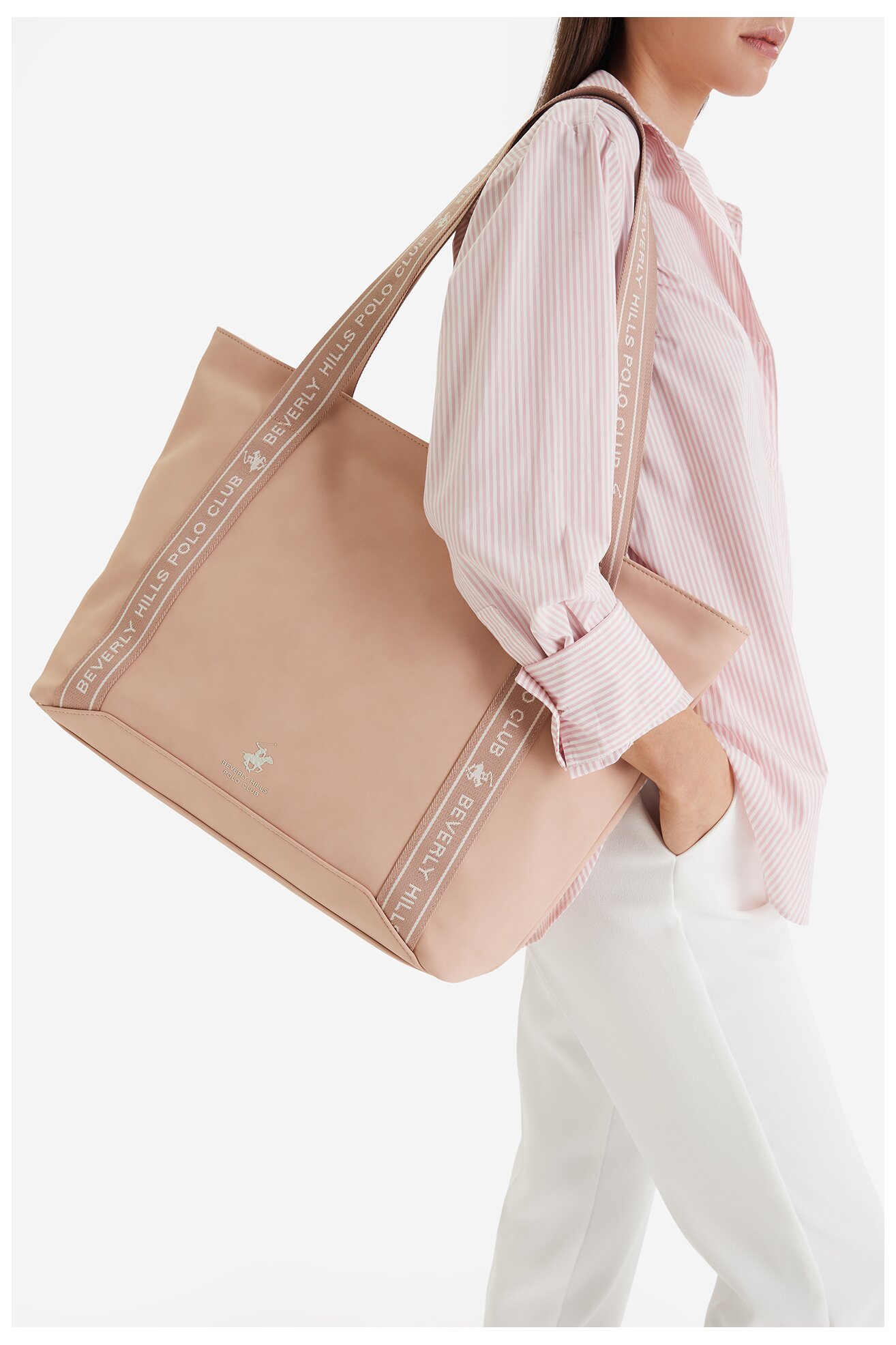 Дамска чанта Beverly Hills Polo Club CWBEO-BHPC-L-016-09 РОЗОВ