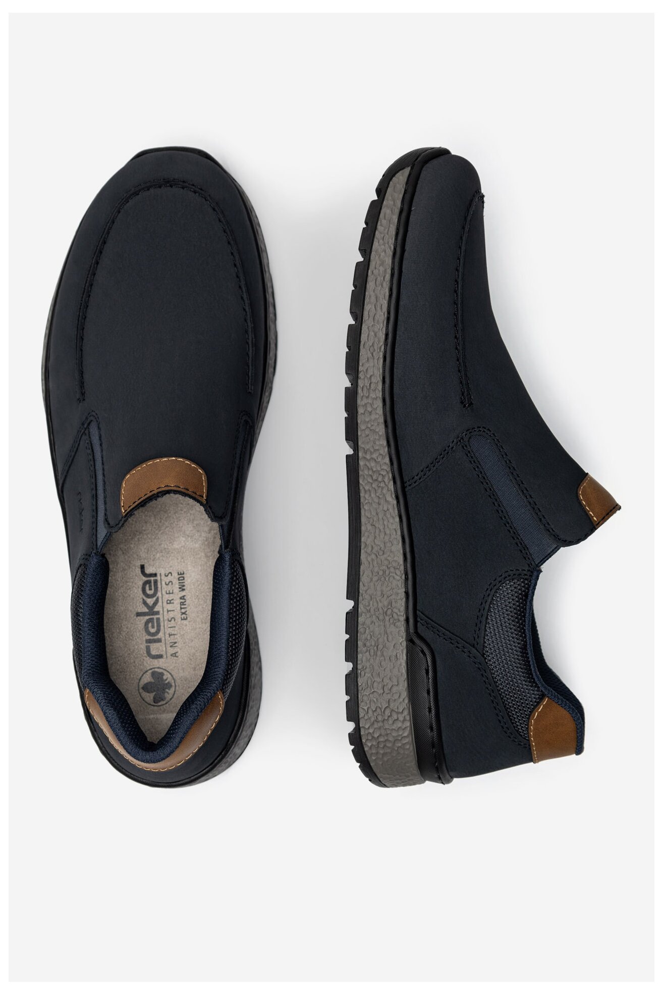 Półbuty Rieker B9062-15 Niebieski