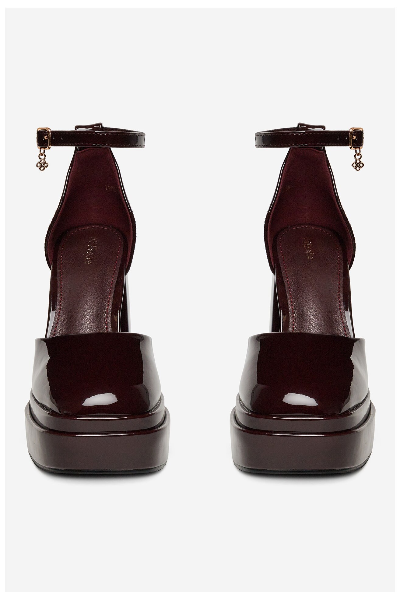 Czółenka DeeZee LW85478-6 Bordowy