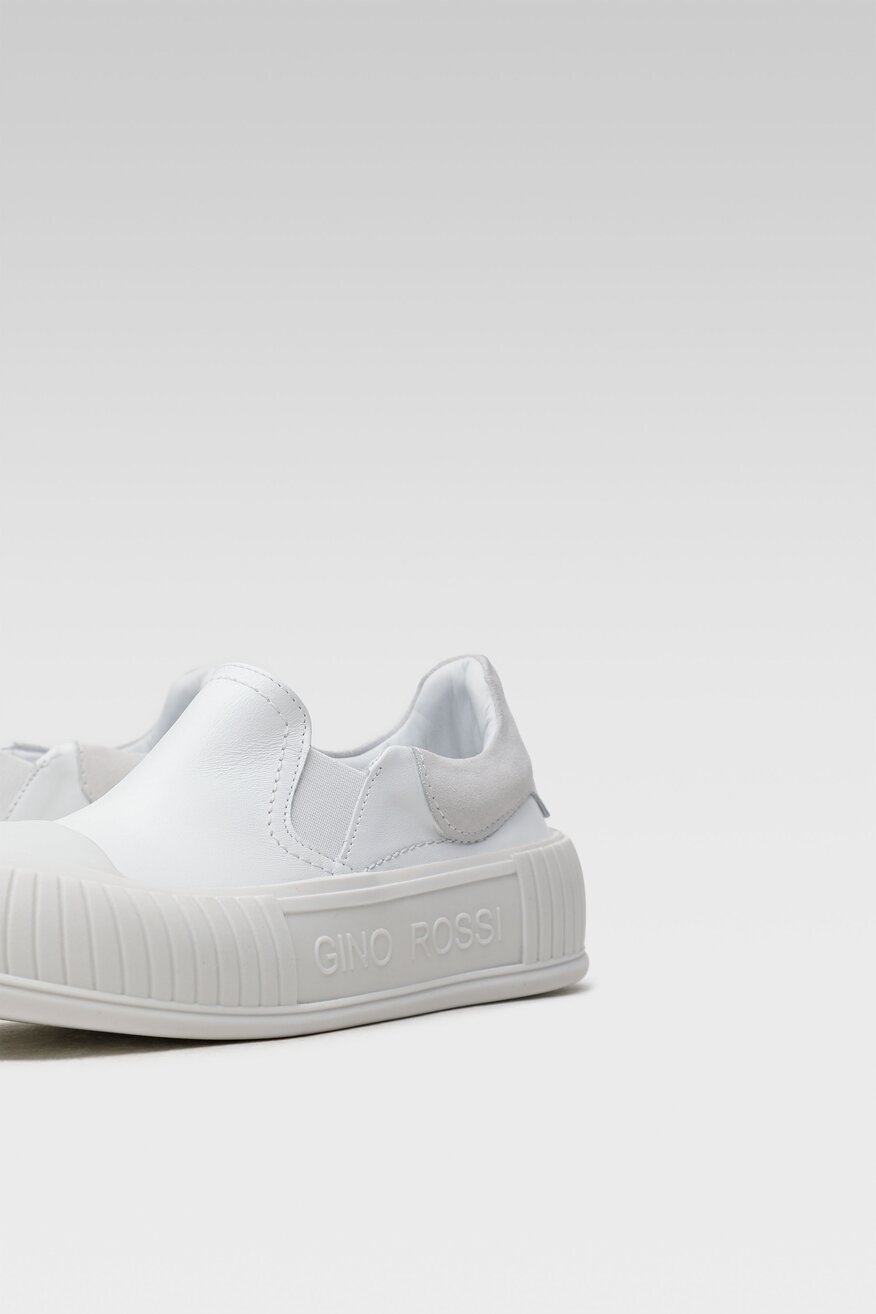 
                Gino Rossi Sport - Trampki skórzane slip on - 5904248488208