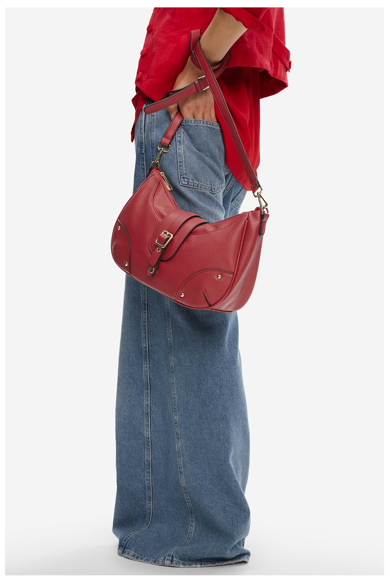 Kézitáska Lasocki C-LSK-M-001-08 PIROS