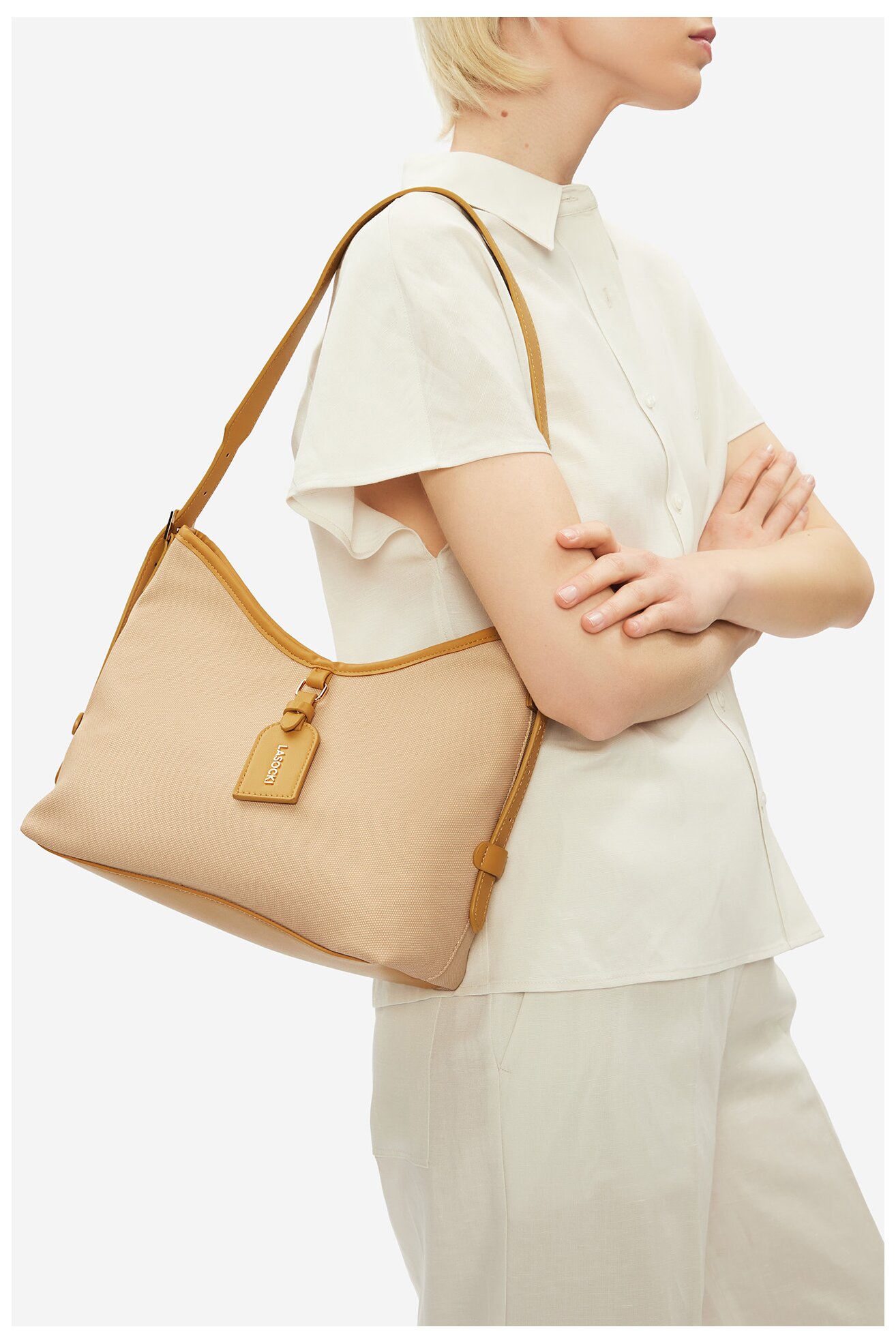 Дамска чанта Lasocki LSK-O-003-07 ЖЪЛТ