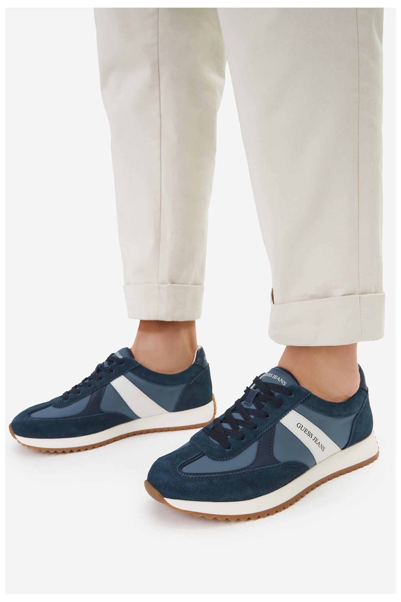 Sneakers GUESS JEANS EO-ORLANDO-01 126AM Granatowy