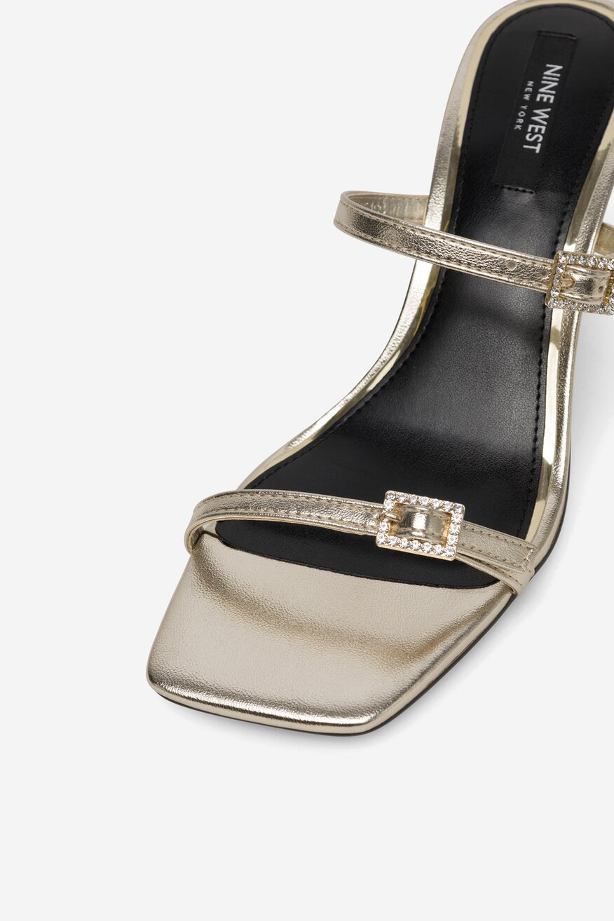 NINE WEST - Klapki na obcasie - 5905588606222