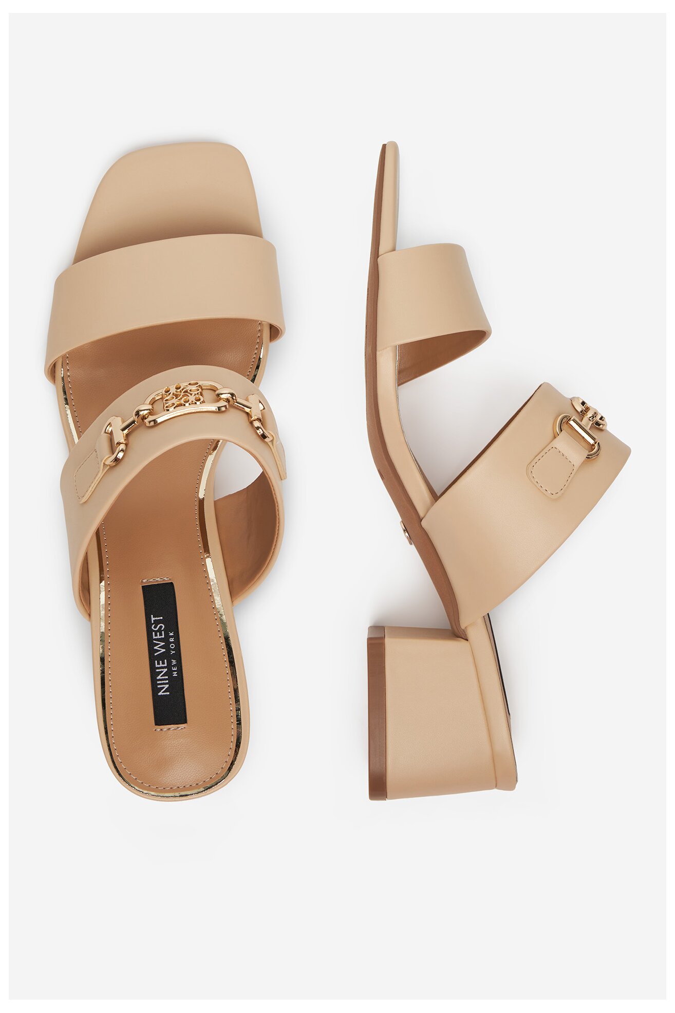 Șlapi NINE WEST 2560-01 BEJ DESCHIS