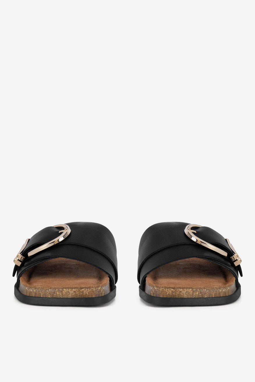 
                Badura - Klapki skórzane - 5905588598329