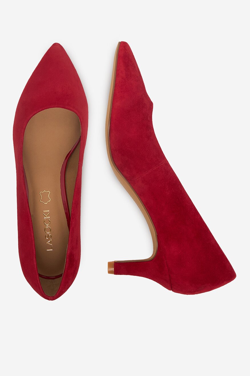 
                Елегантни обувки Lasocki ЧЕРВЕН - 5906751657218