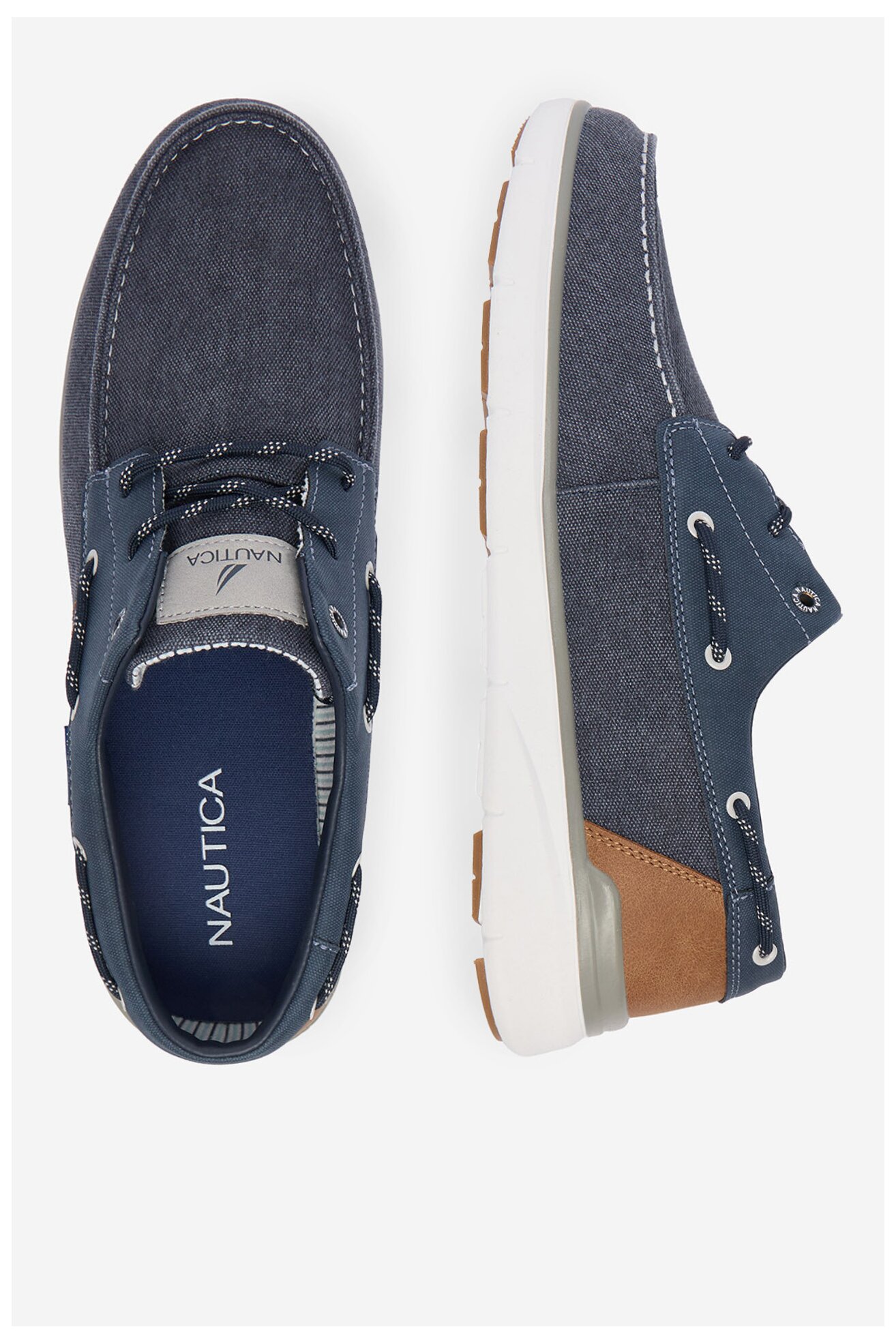 Półbuty NAUTICA CWBEO-25SCM014 Jeansowy