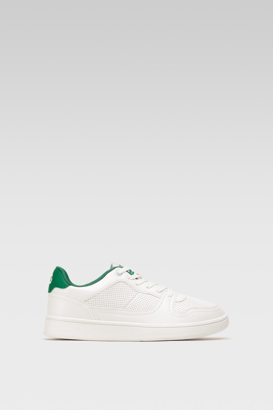 Sprandi - Obuwie sportowe pastelowe białe - 5903698742533