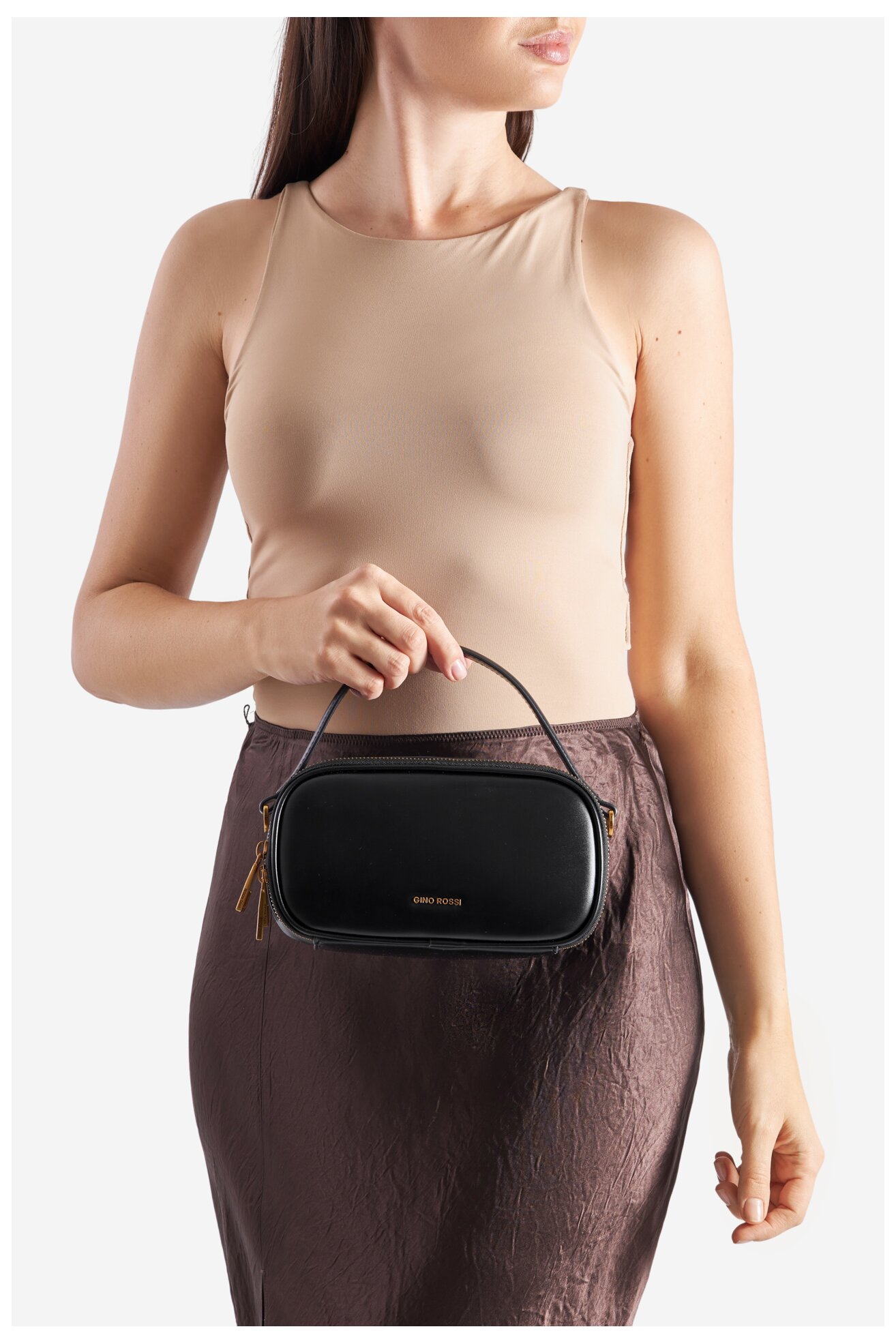 Сумка З Ремінцем Gino Rossi 004-G ЧОРНИЙ