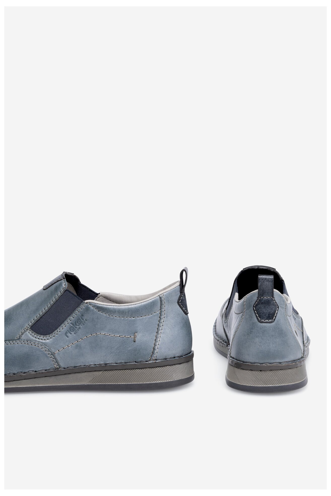 Półbuty Rieker 05450-12 Niebieski