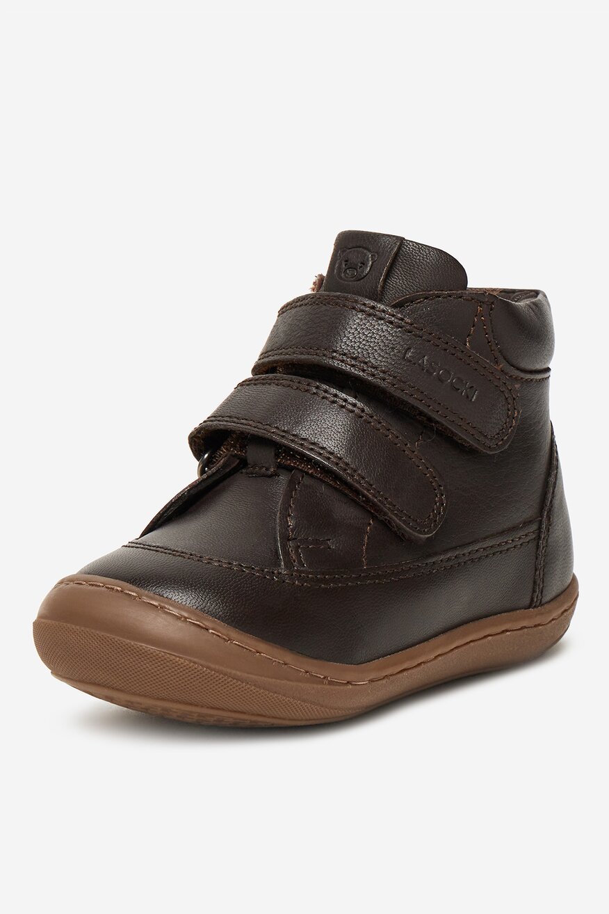 Šněrovací vyšší obuv Lasocki Kids HNĚDÁ - 5906751249116