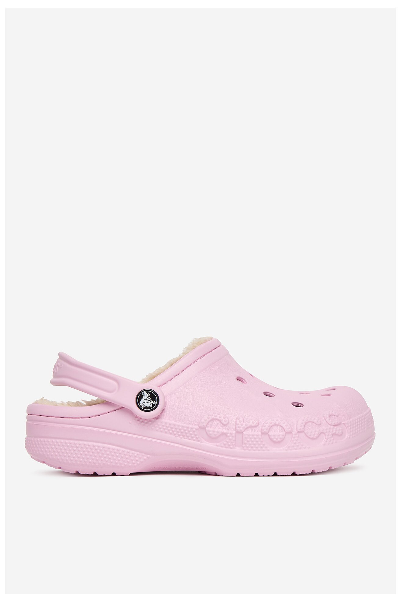 Șlapi pentru bazin Crocs C-BAYA LINED CLOG 205969-6GD ROZ