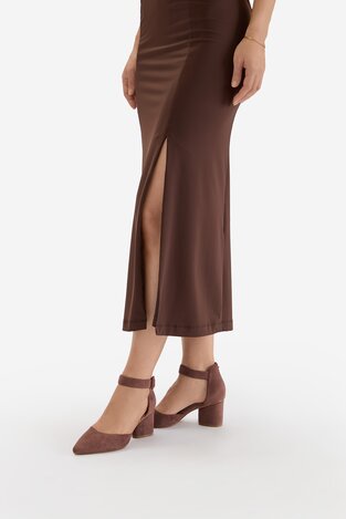 Туфлі-Човники DeeZee CEO-112233 ТЕМНО-БОРДОВИЙ