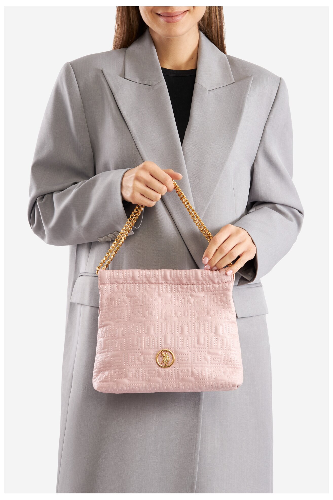 Torebka U.S. POLO ASSN. BIUXT8408WVP Różowy jasny