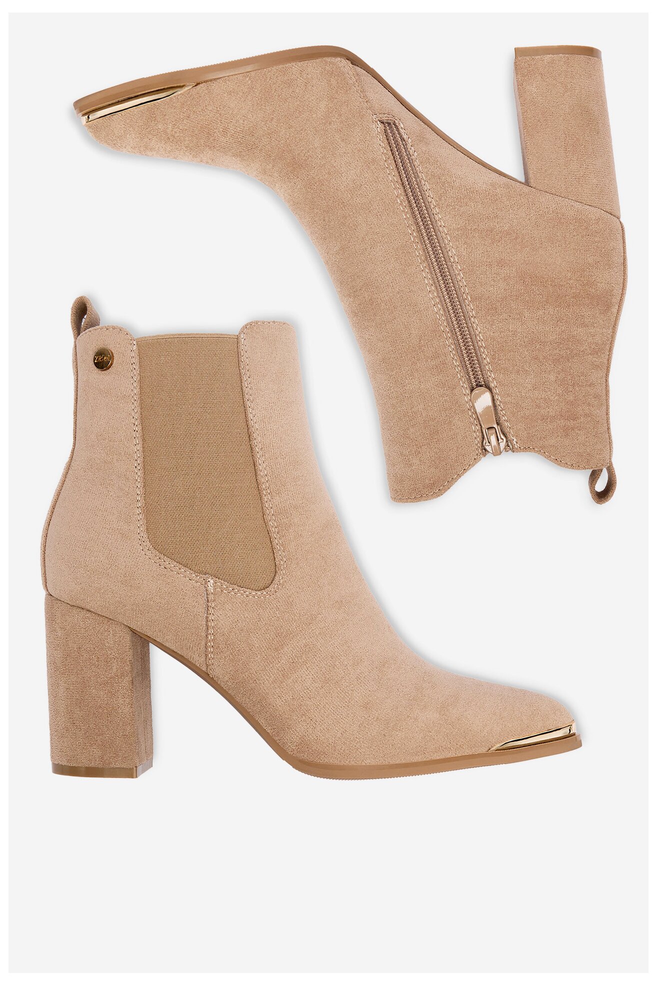 Botki DeeZee HX22069A-3 Beżowy