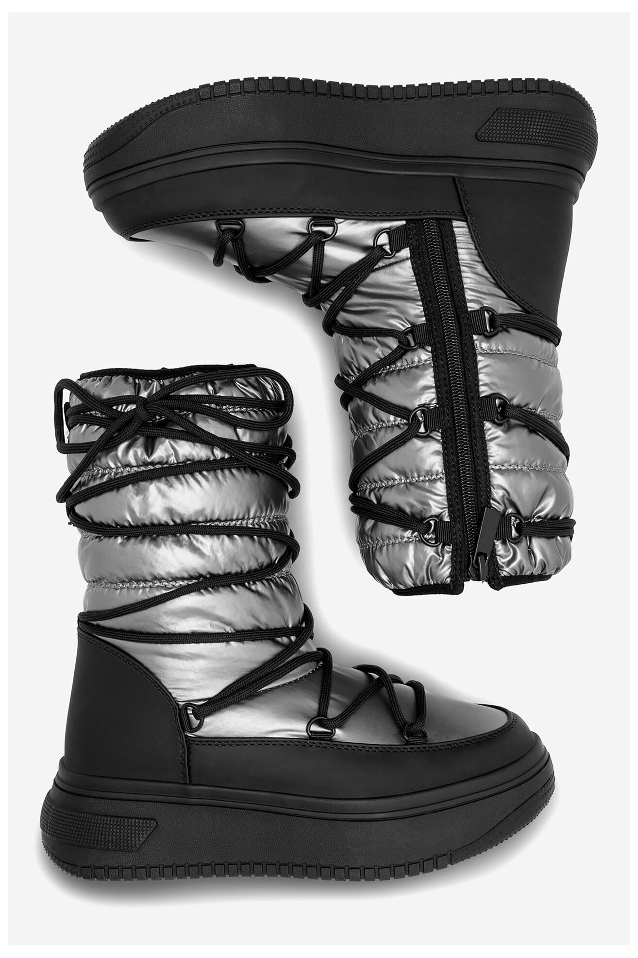 Botki Jenny Fairy SENA SK23028-02 Srebrny