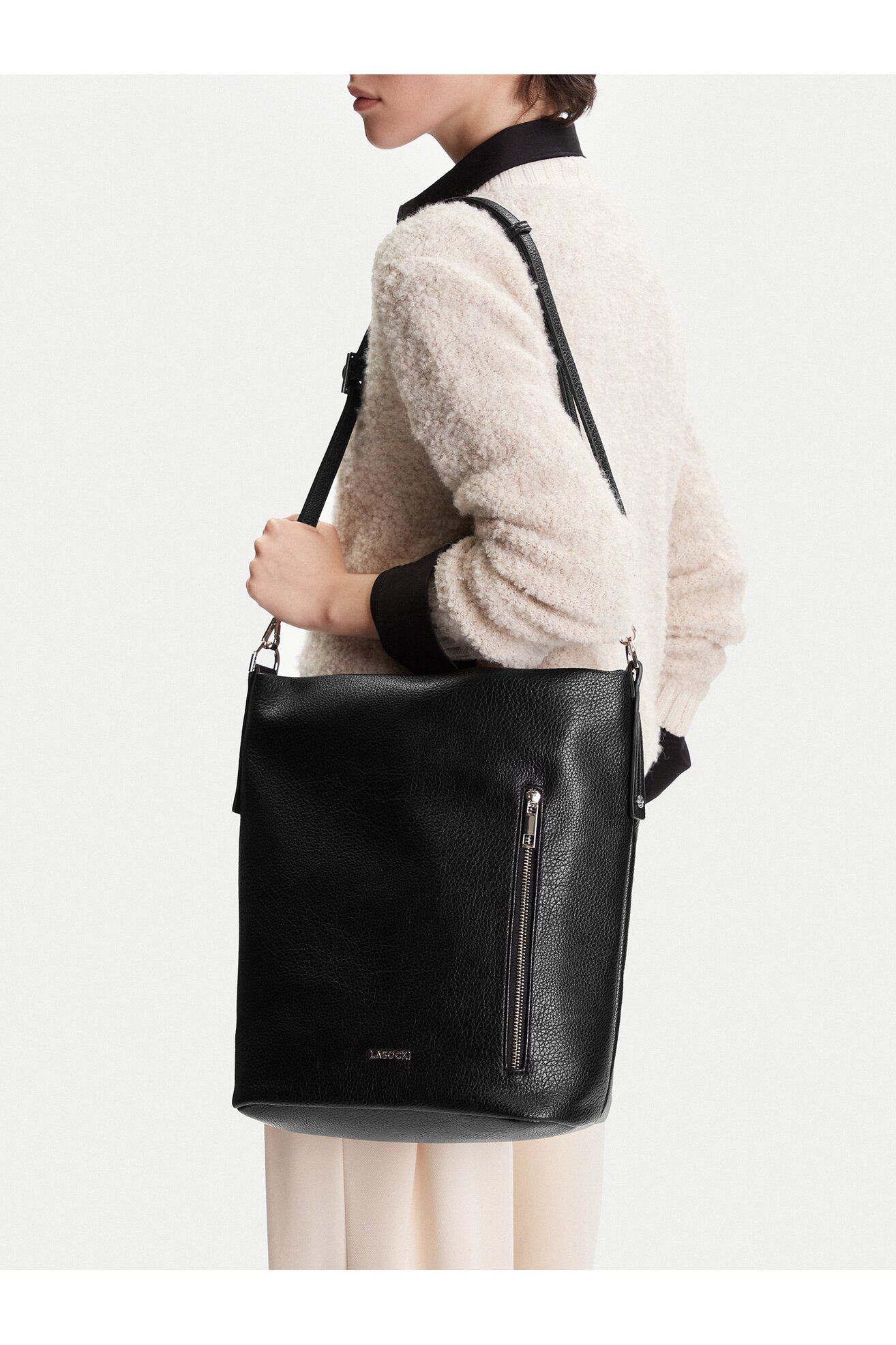 Kézitáska Lasocki C-LSK-K-066-06 FEKETE