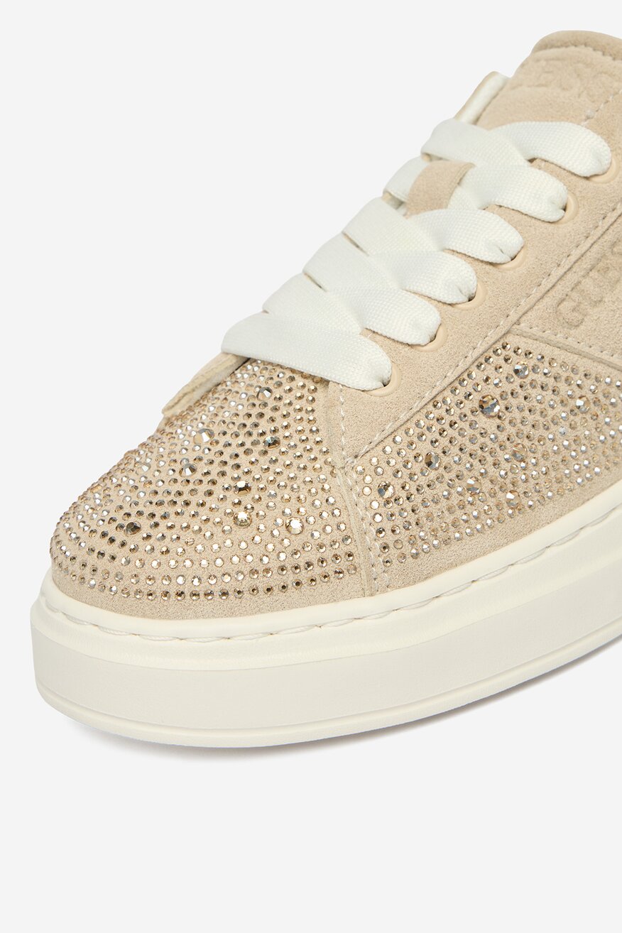 
                GUESS - Sneakersy skórzane - 5906751888285