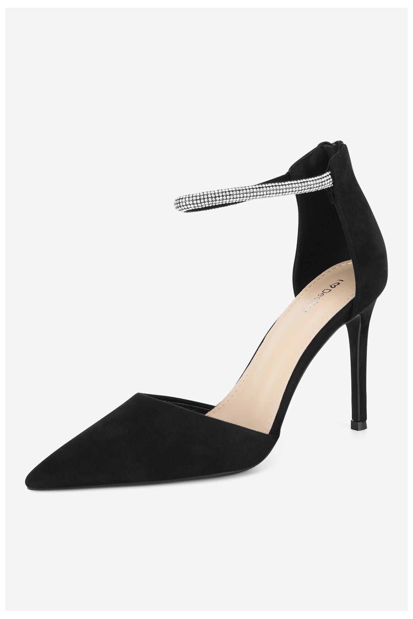 Pantofi cu toc DeeZee BG-1818 NEGRU