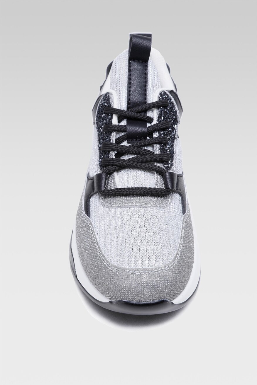 
                Quazi - Sneakersy czarne sznurowane - 5904248572068