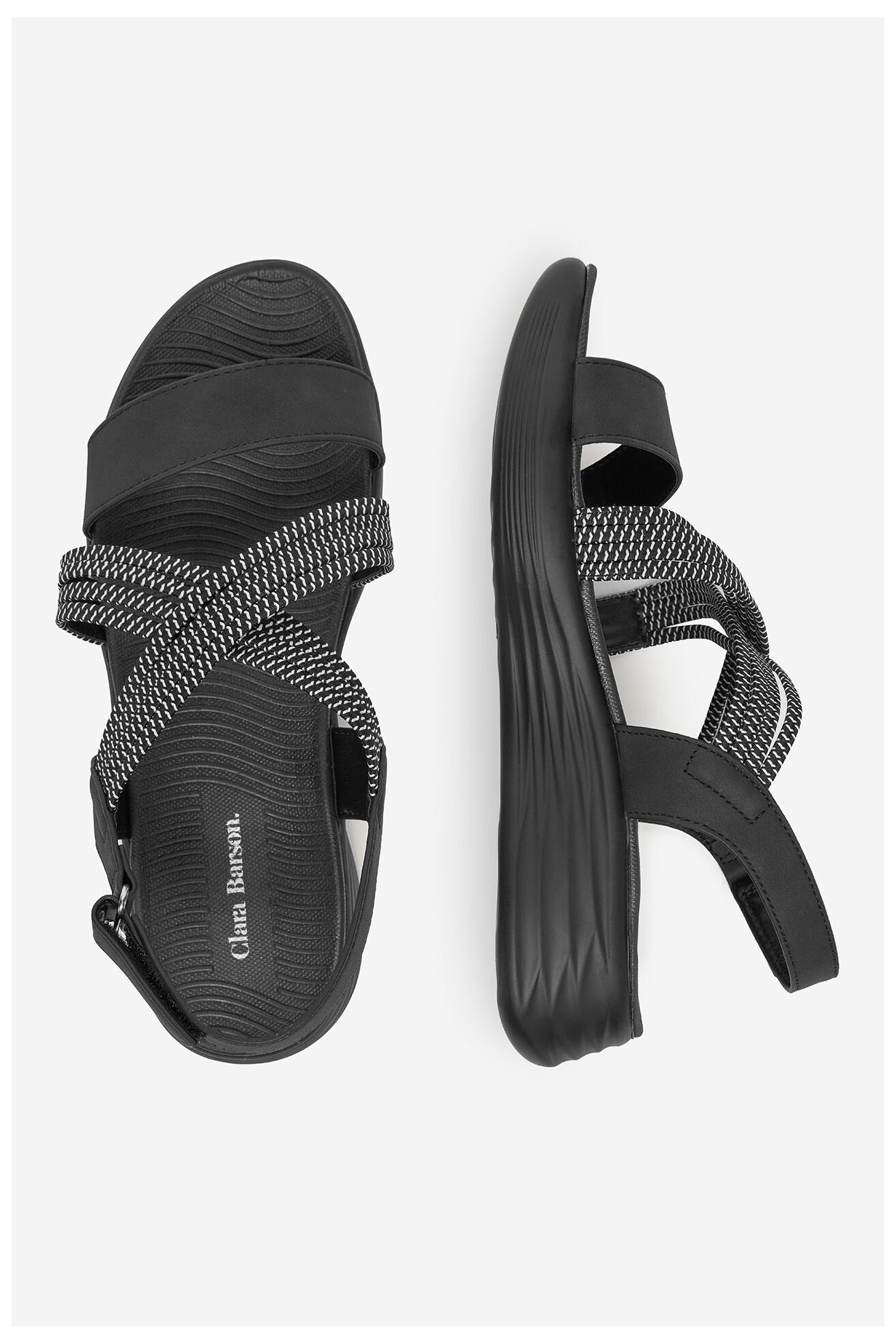 Szandál Clara Barson R24AW02737 FEKETE