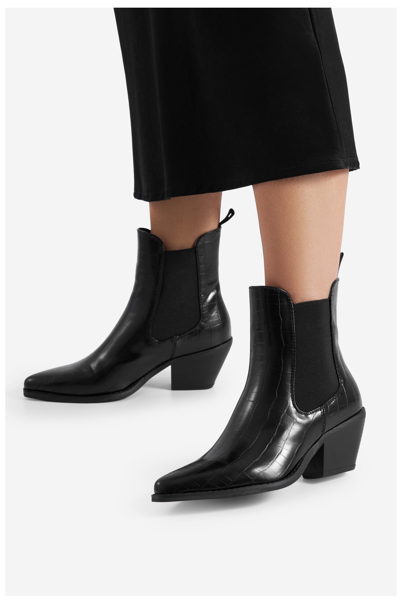 Bokacsizma Jenny Fairy WS22293-07 FEKETE