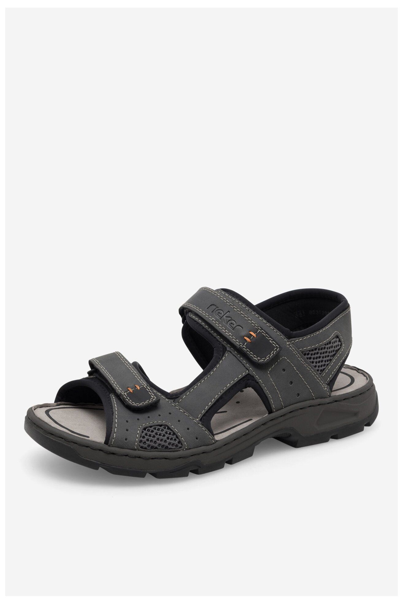 Sandały Rieker 26156-47 Szary