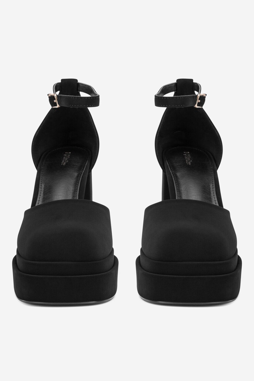 Pantofi cu toc DeeZee NEGRU - 5904410790337