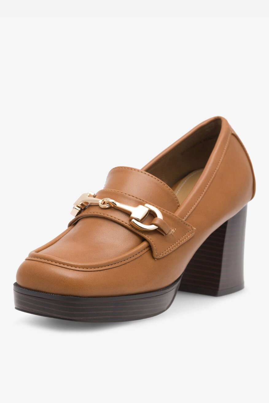 
                Jenny Fairy - Loafersy na obcasie - 5905588187523