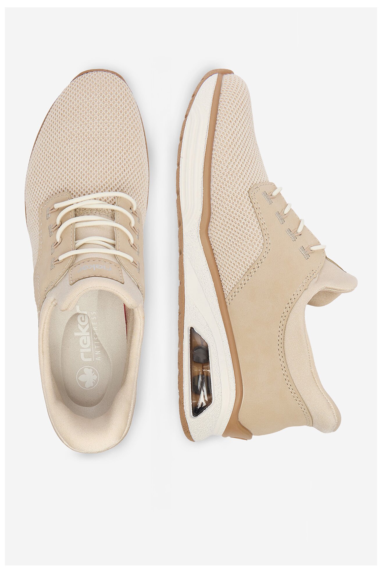 Sneakers Rieker CEO-M5665-60 Beżowy