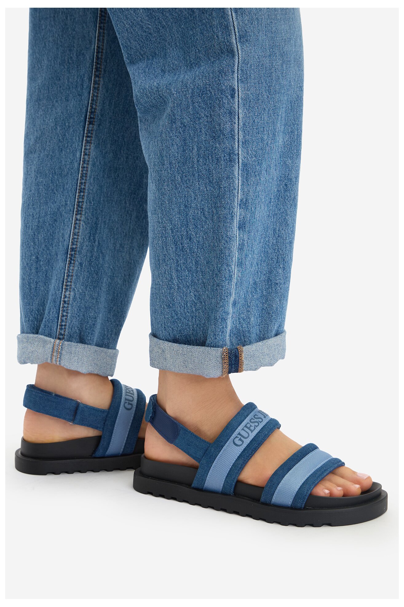 Sandały GUESS JEANS EO-GJ2122 Niebieski