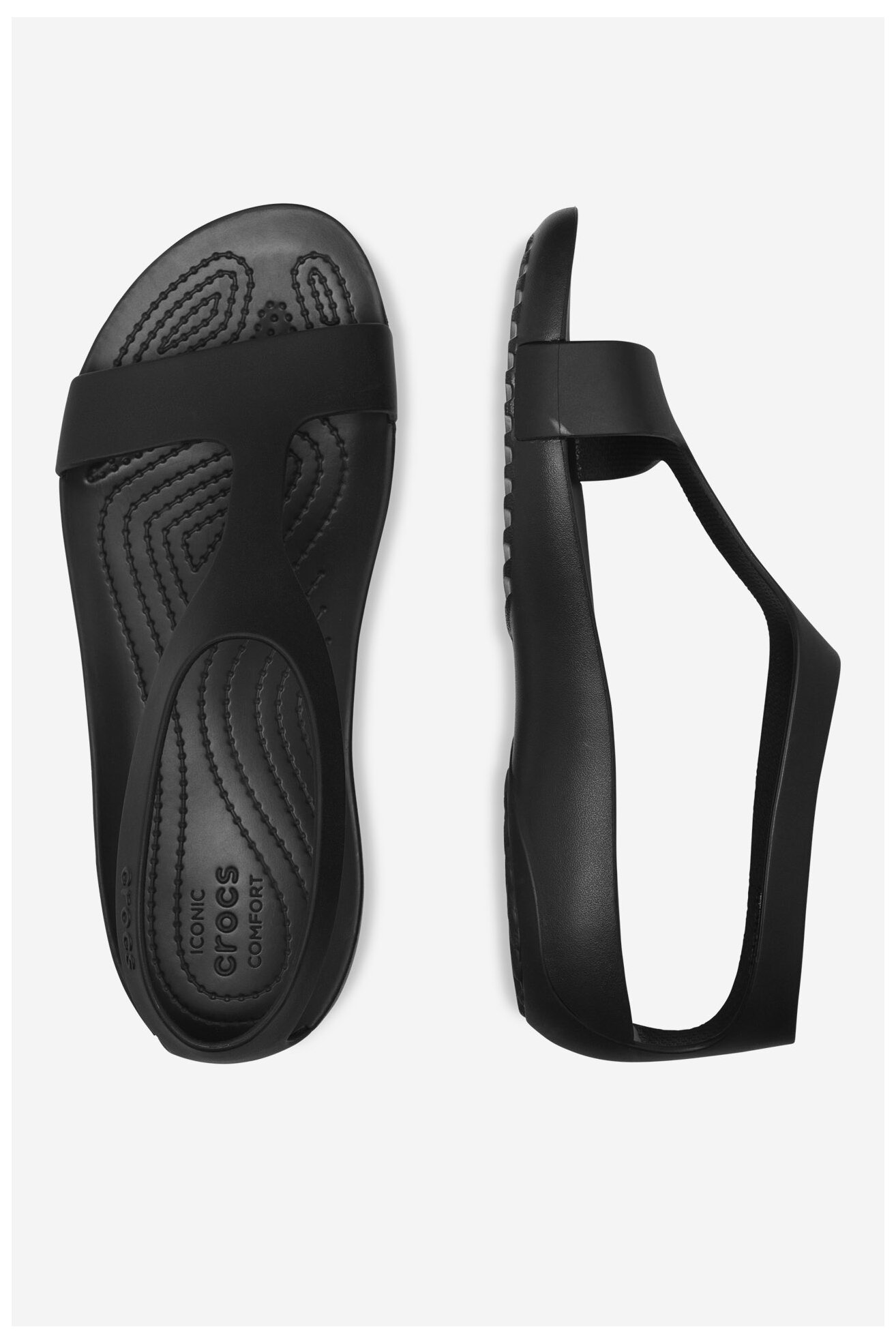 Sandały Crocs SERENA SANDAL 205469-060_ Czarny