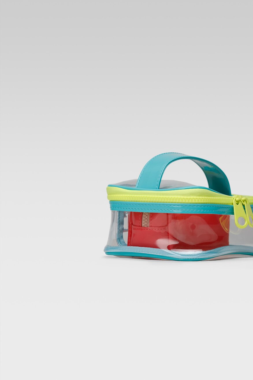 ACCCESSORIES - Zestaw kosmetyczek pastelowa zielona - 5904248318291