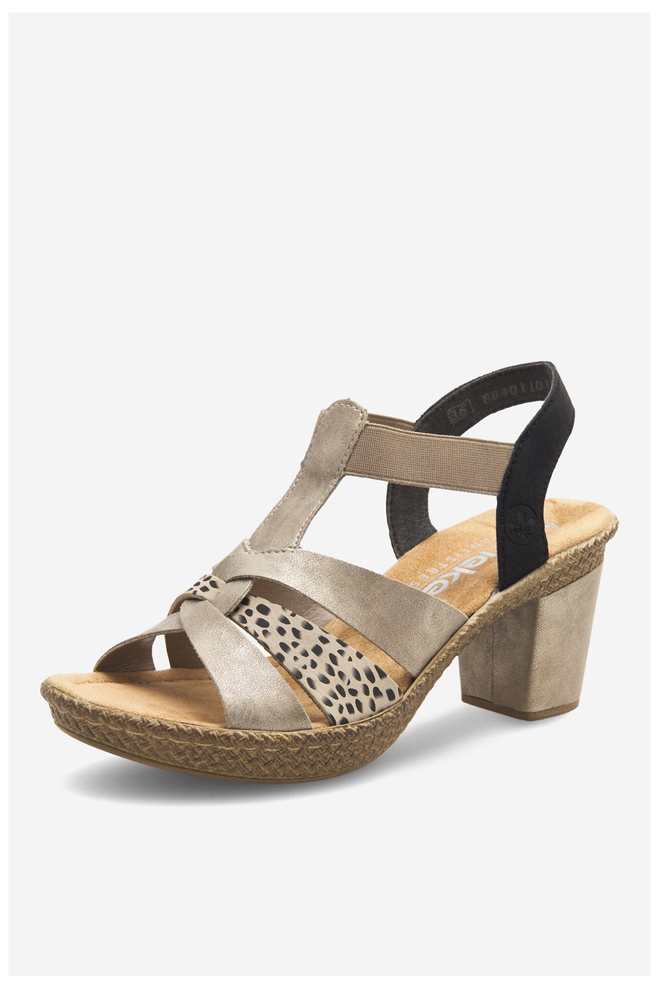 Sandały Rieker 665K3-60 Beżowy