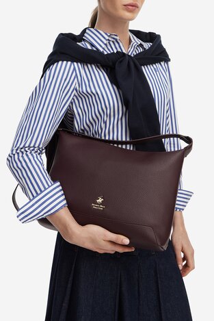 Сумка З Ремінцем Beverly Hills Polo Club CEO-BHPC-L-005-10 СВІТЛО-БОРДОВИЙ